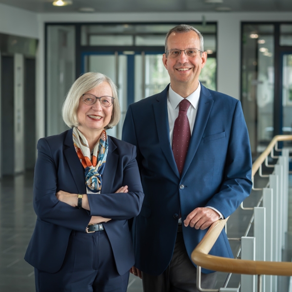 President Dr. Regina Hock and Vice President Martin Musiol President Dr. Regina Hock and Vice President Martin Musiol